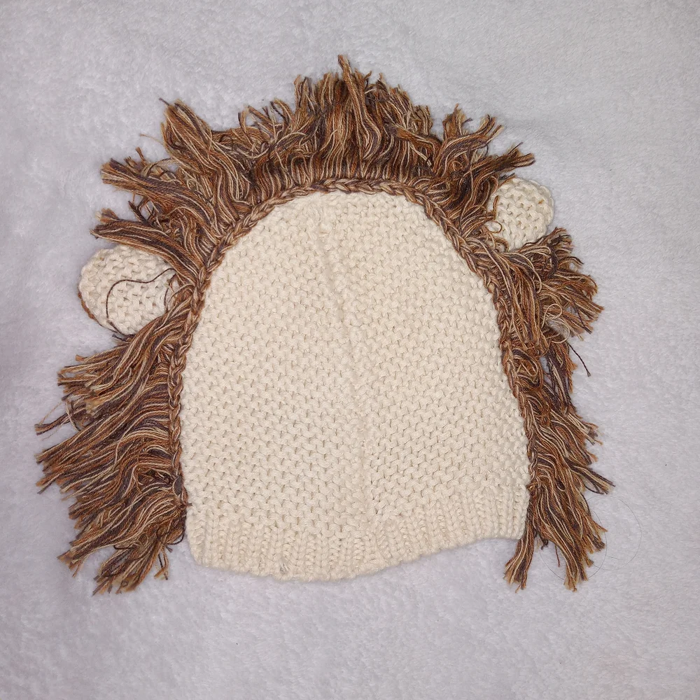 Baby Gap Adorable Lion Crochet Hat Baby 0-3 months NWOT Never Worn